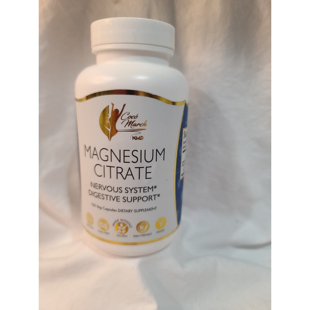 Magnesium Citrate 500Mg per Serving, Gluten Free, Supports Sleep, Digestive Heal
